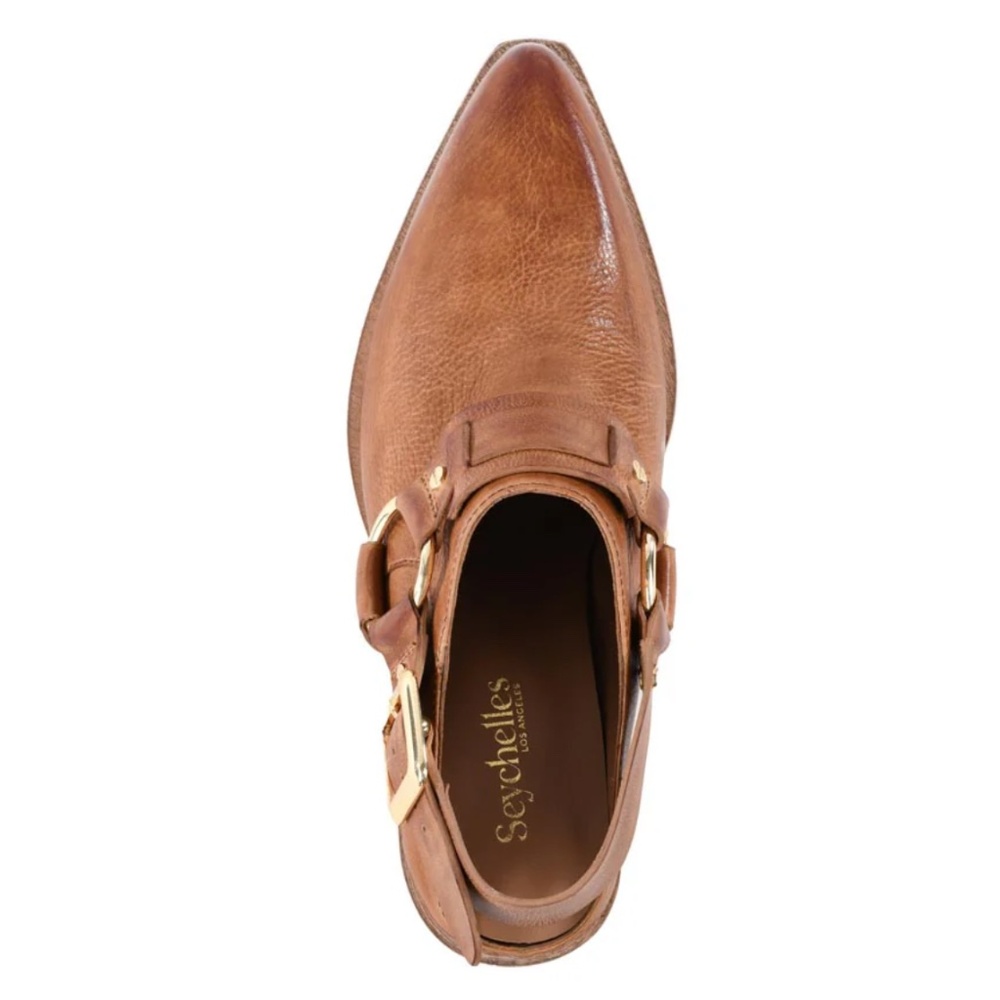 Seychelles Tan Classified Slingback Ankle Heel Boot - Picture 7 of 7